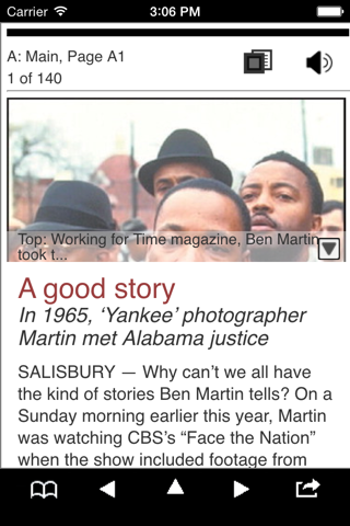 Salisbury Post e-edition screenshot 2