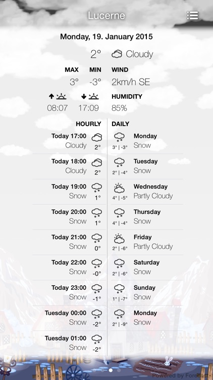 NiceWeather - Weather in a Comic World