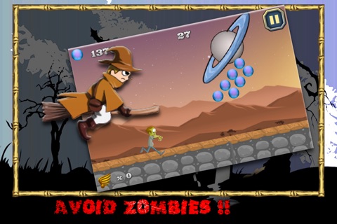 Voila!! Magic Kid : Fun on Halloween Broomstick screenshot 3