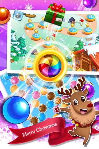 Bubble Frozen world-New Christmas Game screenshot 4