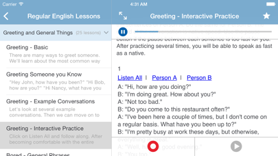 TalkEnglish Offline Version for iPad/iPhone/iPod Screenshot 3