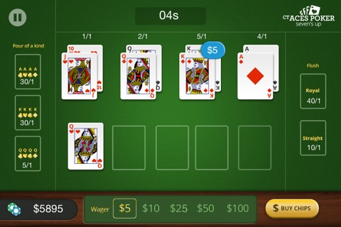 CT Aces Poker - Seven's Up screenshot 3