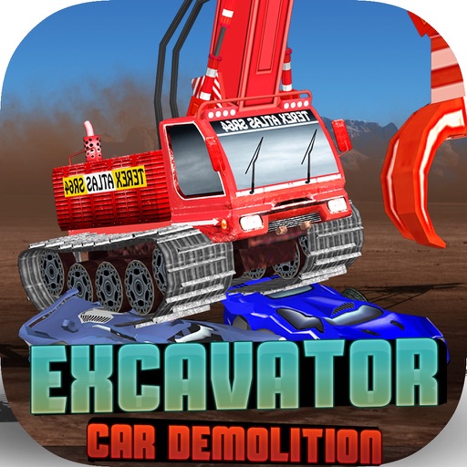 Excavator Car Demolition icon