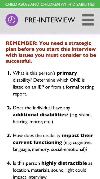 Disability & Abuse – Forensic interviewing considerations related to children with disabilities  (Teachers College, Columbia University)