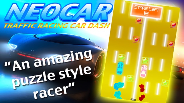 NEOCAR Traffic Racing Car Dash (a neon puzzle action game)(圖3)-速報App