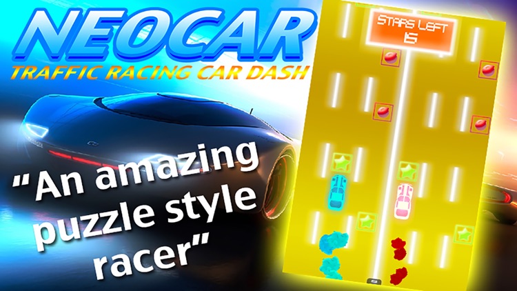 NEOCAR Traffic Racing Car Dash (a neon puzzle action game)