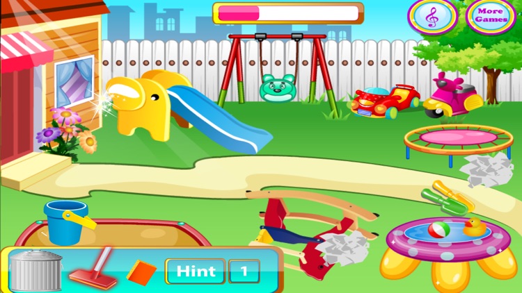 Kindergarten - Clean Up Games