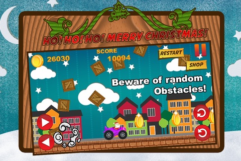 Santa's Christmas Motor Dash: A Fun Special Racing Game for Kids FREE screenshot 3