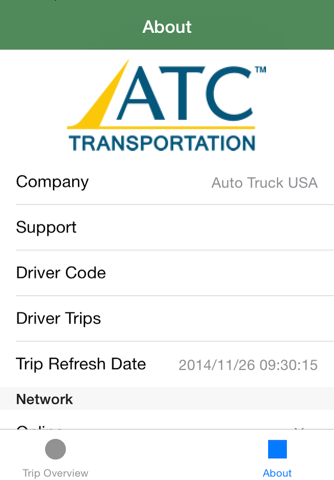 ATC Driver Trips screenshot 2
