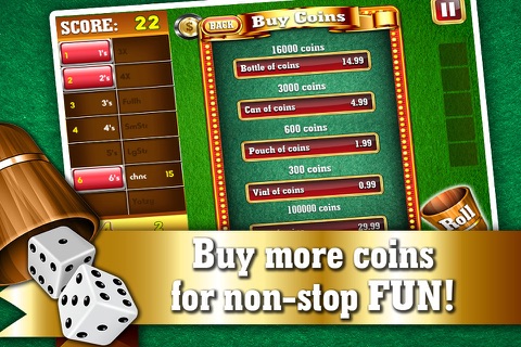 Monte Carlo Poker Dice PRO - Best VIP Addicting Yatzy Style Casino Game screenshot 4
