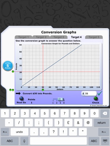 Maths Workout - Line Graphs screenshot 4