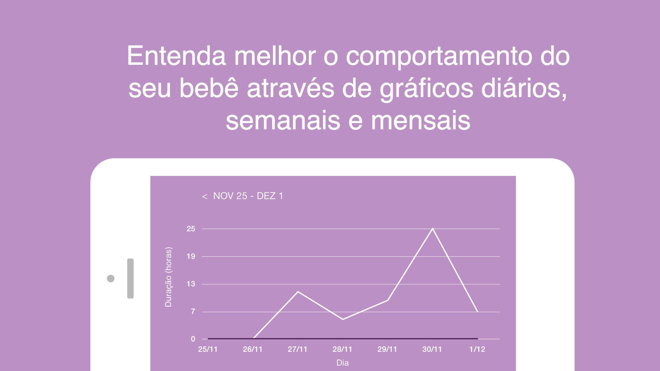 Screenshot do app Mamae - você e seu bebê