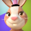 Talking Bunny - Funny Baby White Rabbit (Cartoon Virtual Pet Friend)