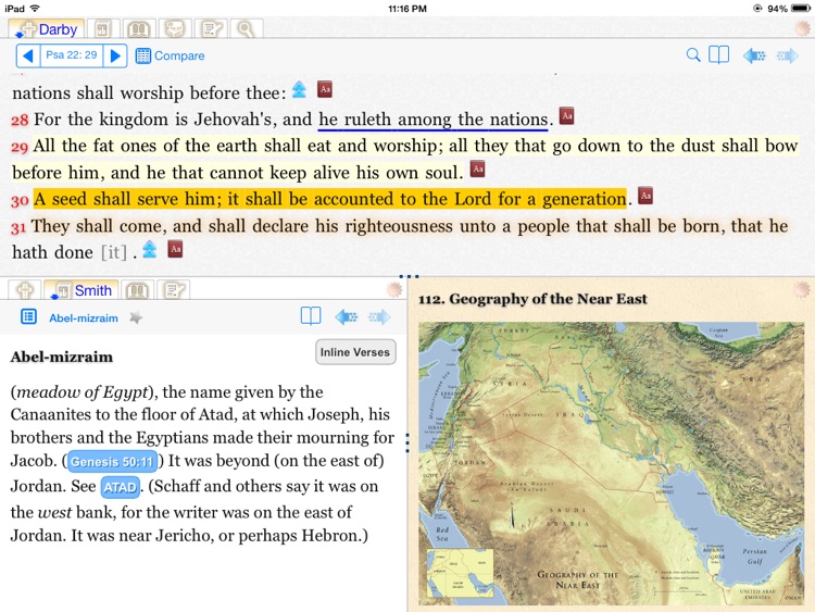 iBible-Study HD (iBS) - A powerful Bible study tool for free, based upon theWord free modules.