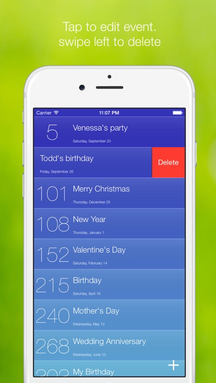 Love Time - countdown to important dates and holidays screenshot-3
