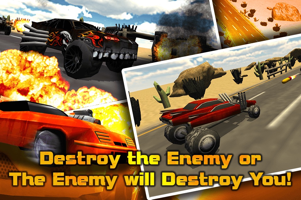 Mega Smash Real Combat Fast Car Road Racing 3D Simulator Game screenshot 2