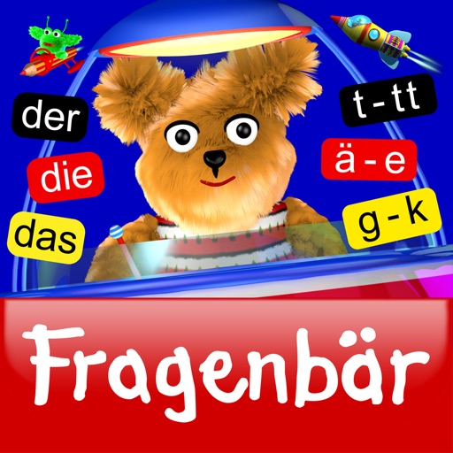 Writing German Words with Fragenbär iOS App