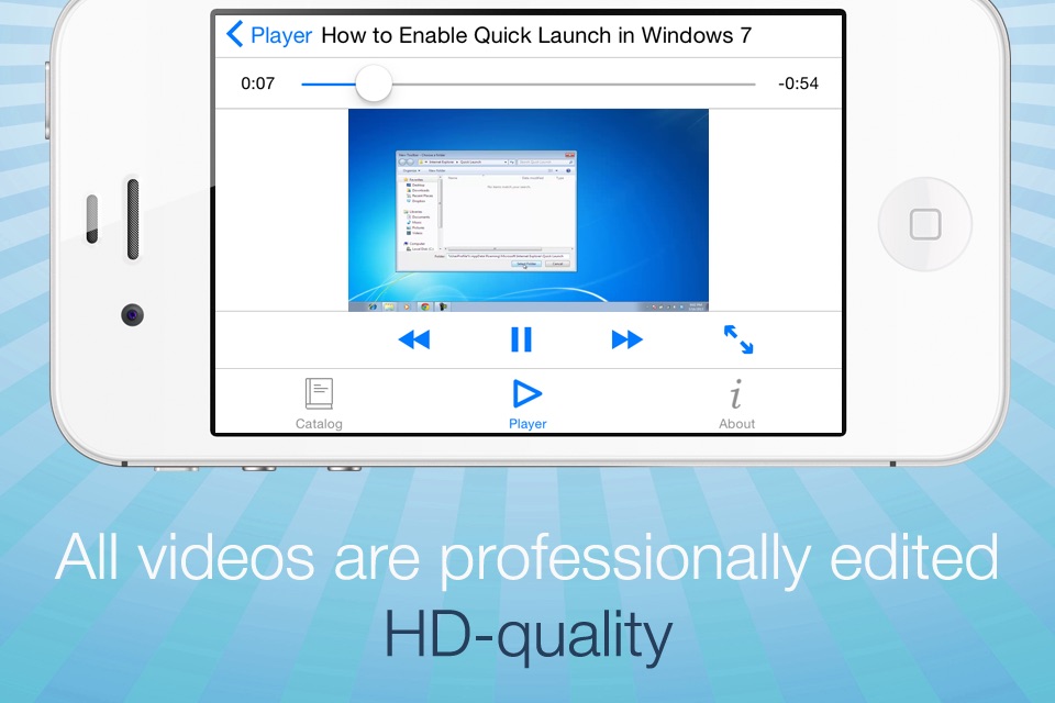 Video Tutorial for Windows 7 - Secrets, Tips & Tricks screenshot 4