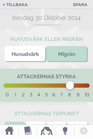 Migrändagbok screenshot 3