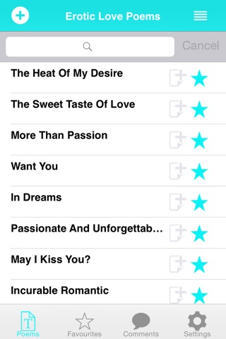 Erotic Love Poems screenshot 2