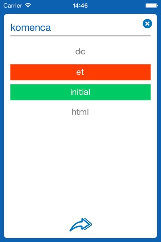 Esperanto <> English Dictionary + Vocabulary trainer screenshot 4