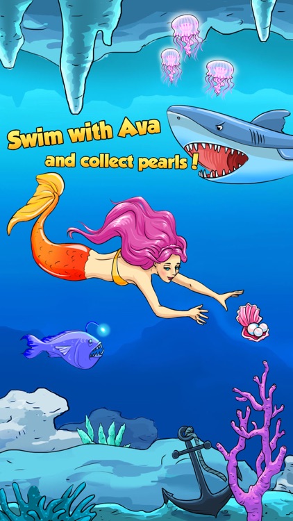 Mermaid Ava Hair Care, Make Up Salon and Dress Up - Kids Game screenshot-3