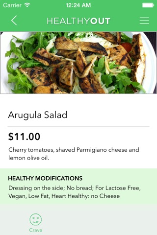 HealthyOut - Healthy Restaurant Nutrition Guide screenshot 3