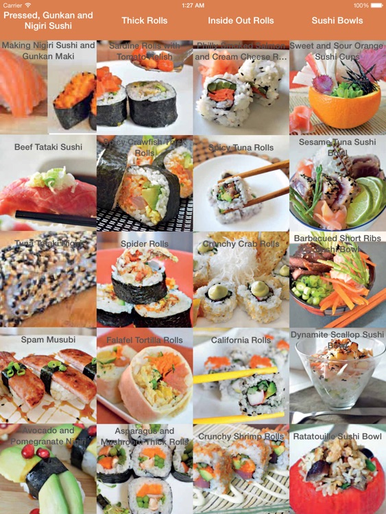 Sushi Recipes - Asian Cookbook for iPad