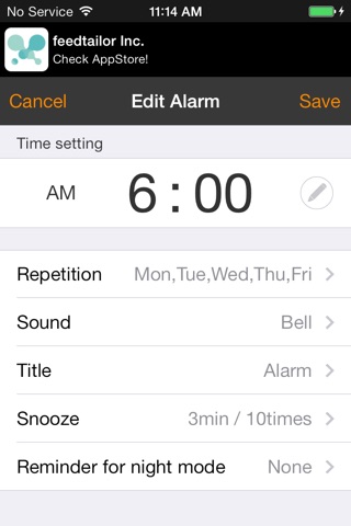 QRAlarm – An alarm cannot be turned off easily screenshot 3