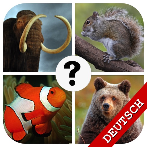 Errate das Tier - Das lustige Bilder Zoo Quiz Spiel auf Deutsch für Kinder und Erwachsene iOS App