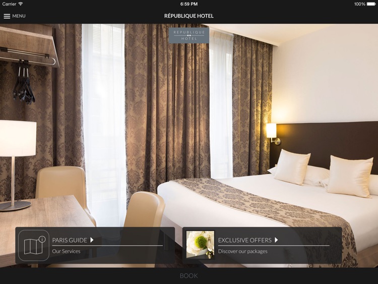 Republique Hotel Paris for iPad