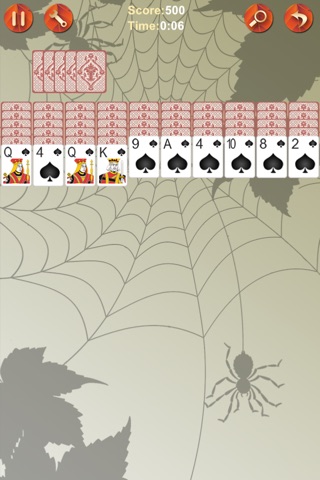 Spider Solitaire Rise screenshot 2