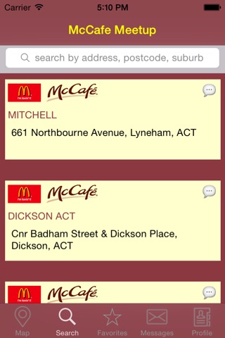 Meetup for McCafe screenshot 3