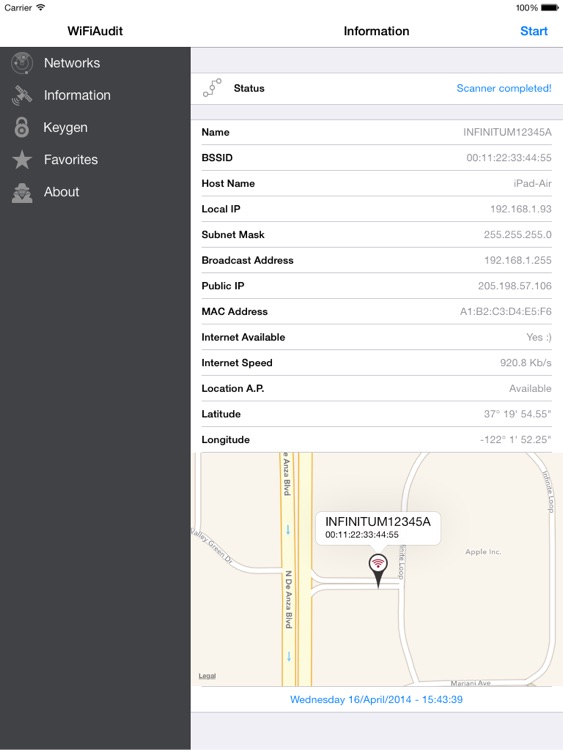 WiFiAudit Pro for iPad
