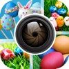 Easter Bunny 2015 Photo Frame Editor - Candy , Kids , Rabbits and Chocolate Eggs Collage FREE