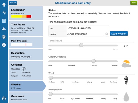 Pain Diary & Community CatchMyPain PRO screenshot 4