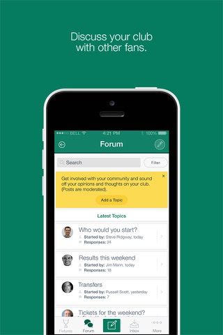 Fan App for London Irish - náhled