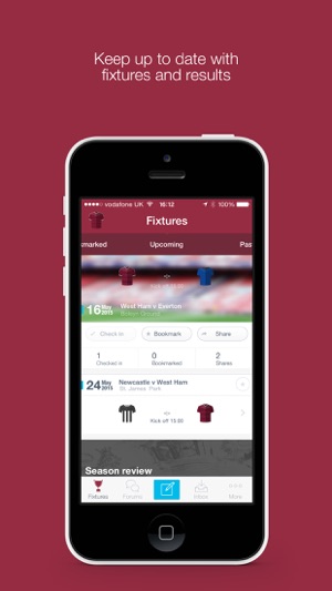 Fan App for West Ham United FC