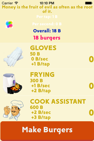 How to become a burger millionaire screenshot 2