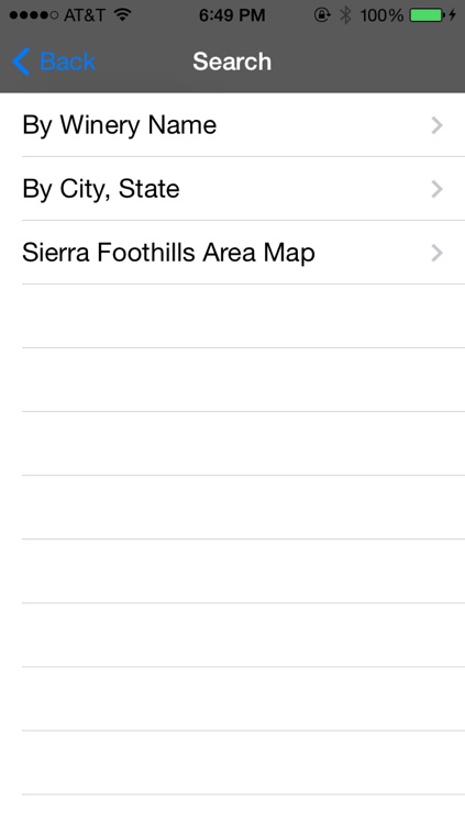 Sierra Foothills Winery Finder