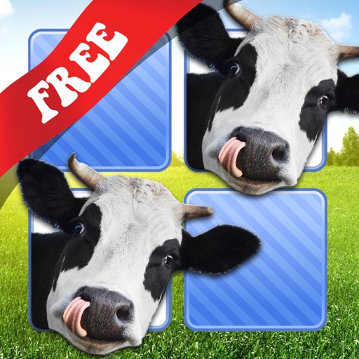 Free Memo Game Farm Animals Photo