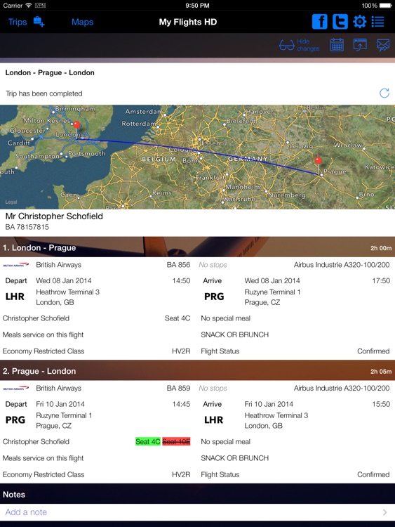 My Flights HD