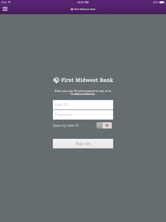 First Midwest Mobile for iPad