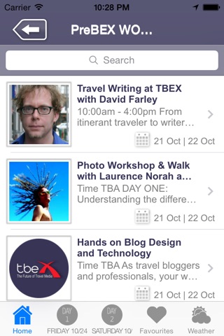 TBEX ATHENS screenshot 2