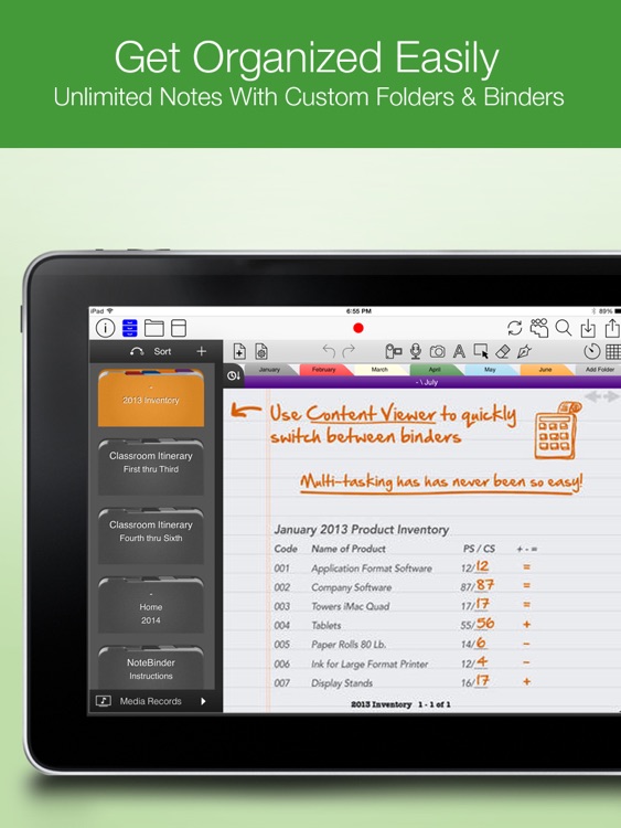 NoteBinder - All-in-one document organizer, annotator AND note taker! screenshot-3