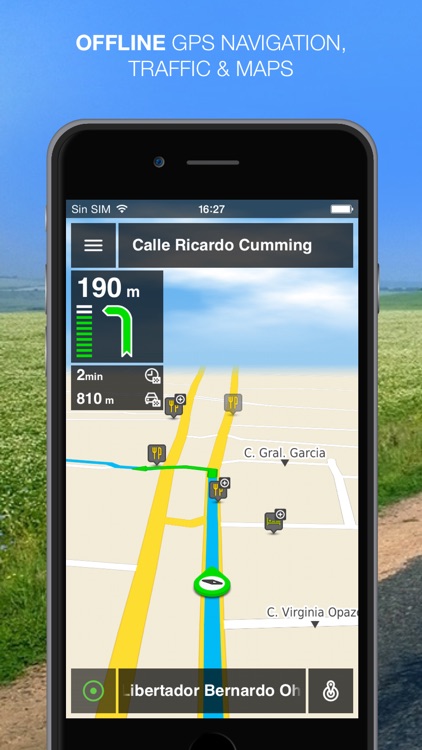 NLife Chile Premium - Offline GPS Navigation & Maps screenshot-0