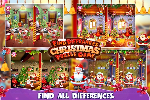 Find Differences Christmas Puzzle screenshot 2