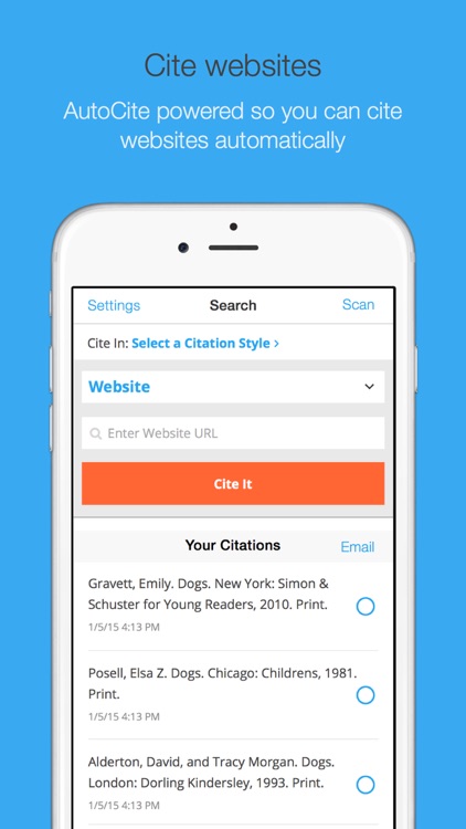 EasyBib: Automatic Bibliography Generator and Citation Machine screenshot-4
