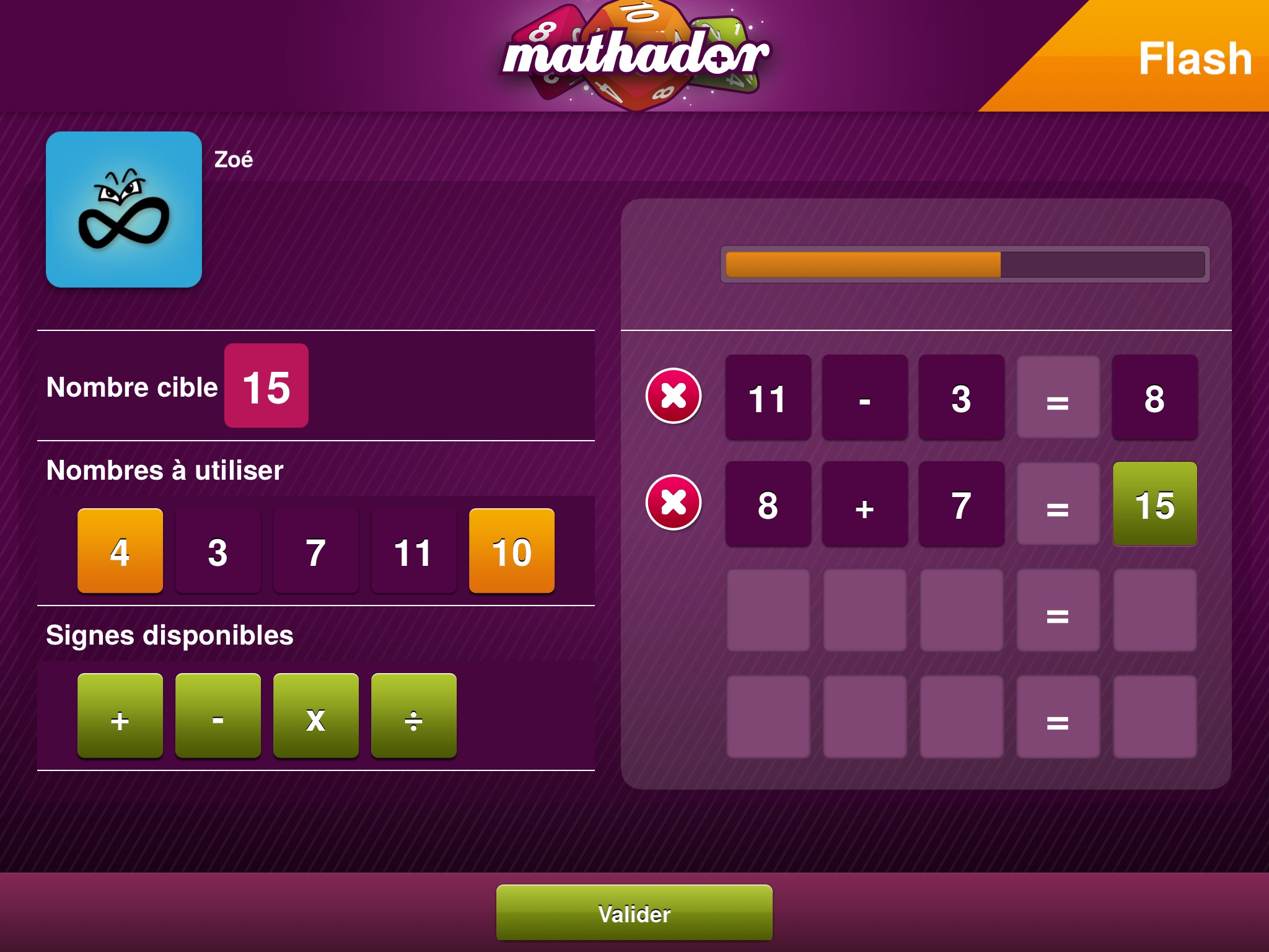 Mathador Flash & Plato - Jeux de calcul mental pour la famille screenshot 3