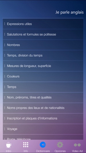 Je Parle ANGLAIS - Apprendre l'anglais guide de conversation(圖2)-速報App